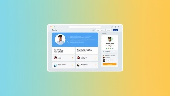 A sleek and user-friendly online platform interface showcasing interactive skill profiles, job postings, and skill assessment tools, illustrating a modern and efficient skill-based recruitment experience.