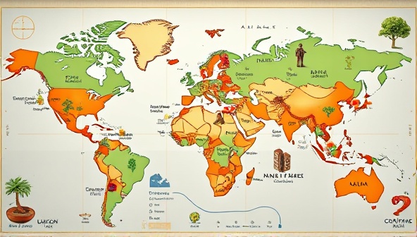 An immersive virtual tour setting featuring a digital map showcasing different culinary destinations, local ingredients, and cultural landmarks, inviting participants to embark on a global gastronomic journey from their own home.