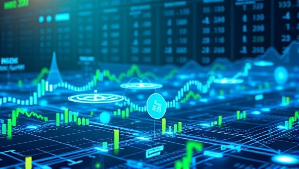 A futuristic blockchain energy trading platform interface showcasing transparent transactions, smart contracts in action, and real-time energy trading data on a decentralized marketplace, with renewable energy icons and digital assets flowing securely between users, symbolizing the future of sustainable energy exchange and collaboration.