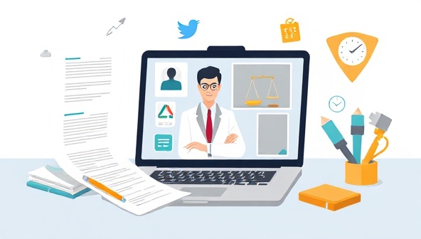 An illustrative representation of a virtual legal consultation session on the LegalEase Connect platform, featuring a lawyer providing legal advice to a small business owner via video call, surrounded by legal documents, business contracts, and digital tools, symbolizing the professional support and legal guidance available to entrepreneurs and startups.