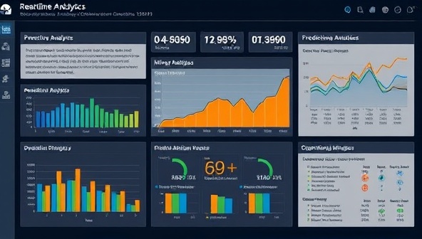 A digital dashboard displaying real-time mining data metrics, predictive analytics models, and operational insights for optimizing production processes, showcasing the power of data-driven decision-making with SmartMine Analytics Solutions.