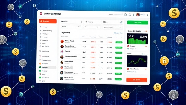 A decentralized exchange interface displaying a variety of betting options, odds, and user profiles, surrounded by blockchain graphics and digital tokens, representing the innovative and transparent nature of peer-to-peer betting exchanges.