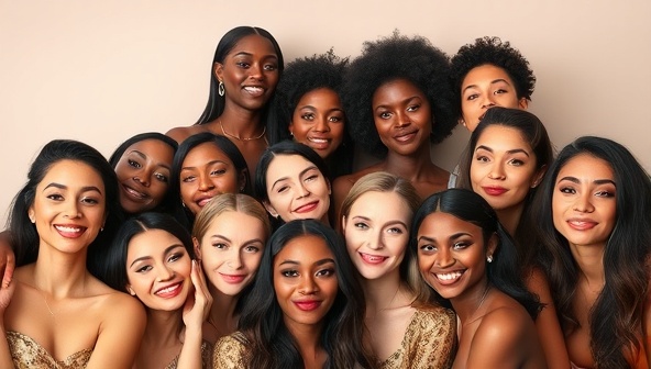 A dynamic online beauty community platform showcasing diverse beauty enthusiasts, makeup artists, skincare experts, and beauty brands interacting in virtual forums, sharing beauty inspirations, product recommendations, and creative makeup looks, fostering a vibrant and inclusive beauty community within BeautyHive.