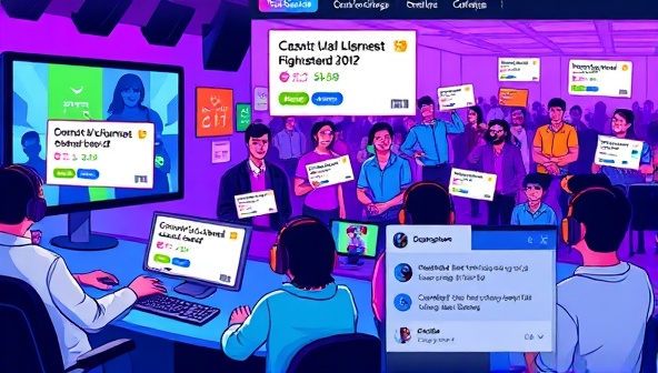 A vibrant and dynamic scene of a charity livestream event, featuring a streamer playing games, donation alerts popping up on the screen, a donation tracker displaying the fundraising progress, and a chat filled with supportive messages and contributions, illustrating the collaborative and charitable spirit of the gaming community.
