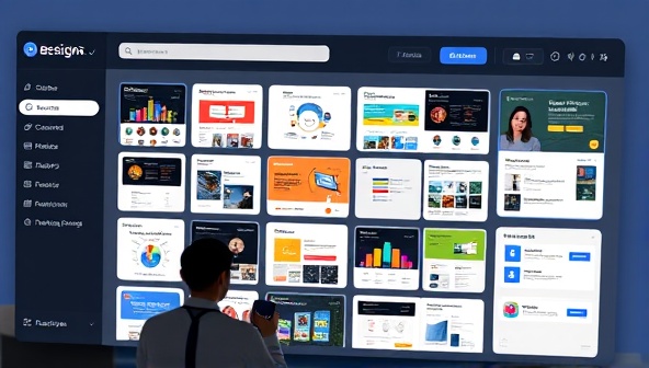 An online dashboard displaying a variety of design submissions for a website contest, with users browsing through different concepts and providing feedback, showcasing a dynamic and diverse design community at work.