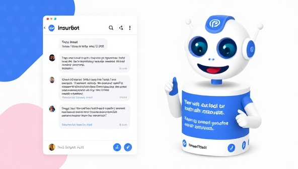 An engaging visual of a chat interface with InsurBot Assist, featuring a friendly and helpful virtual assistant responding to insurance-related queries and guiding users through policy information and claims processes, showcasing the convenience and accessibility of instant customer support.