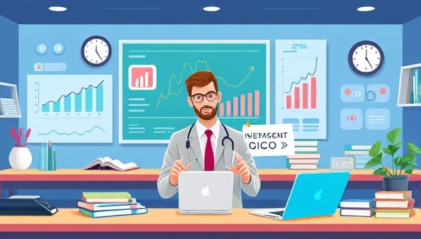 A professional digital illustration featuring a virtual personal finance masterclass scene with a financial expert sharing investment insights, surrounded by financial charts, budget trackers, and money-saving tips, conveying financial education and empowerment in a digital finance classroom.