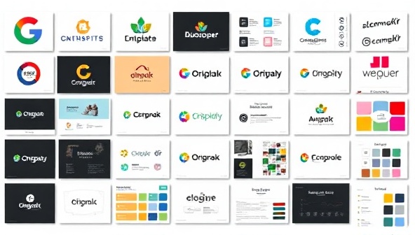 An assortment of branding kit elements including logos, color palettes, typography samples, and design templates neatly arranged in a stylish and professional display, reflecting the diverse and versatile branding resources included in the DesignBrandKit subscription service.