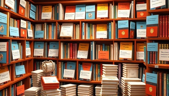 An interactive digital library filled with virtual question cards representing a diverse range of interview questions, with users selecting and practicing questions in a dynamic and engaging online environment, enhancing interview preparation and performance.