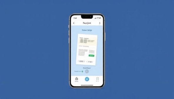 An animated visualization of a mobile app interface scanning and organizing digital receipts into categories, with intuitive features for expense tracking and insights on spending patterns, symbolizing efficiency and convenience in receipt management.