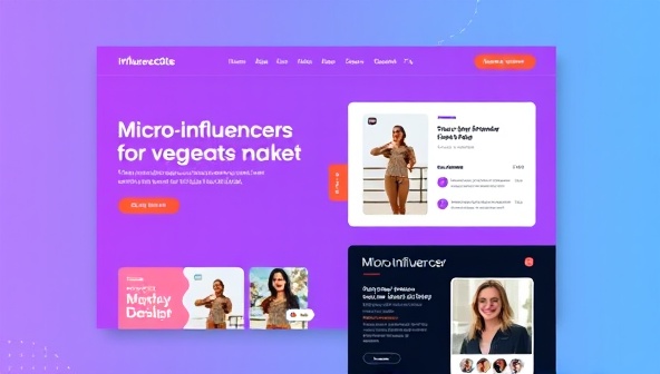 A visually striking website mockup showcasing a personalized design for a micro-influencer, featuring vibrant branding elements, social media integrations, and engaging content sections that reflect the influencer's unique style and personality, capturing the essence of InfluencerSites' specialized website packages.