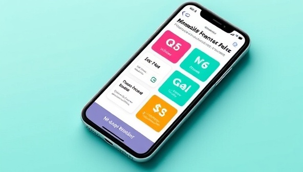 An engaging image of a mobile phone screen displaying the MoneyMentor app interface, with colorful graphics illustrating budget tracking, goal setting, and financial coaching sessions, creating a visual representation of personalized financial guidance at users' fingertips.