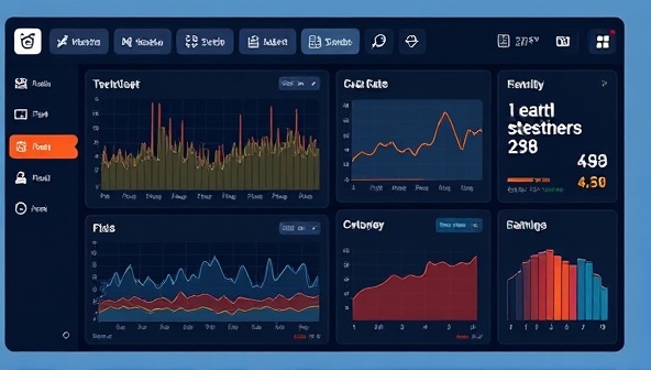 An AI-powered dashboard displaying real-time health data from remote patients, with graphs and alerts indicating vital signs and trends, highlighting the system's proactive monitoring capabilities and user-friendly interface.