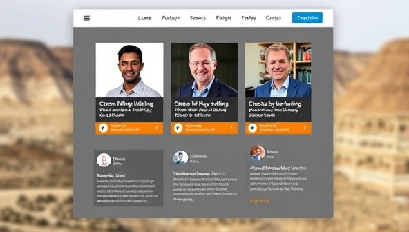 An online platform interface showcasing profiles of experienced mining advisors available for virtual consultations, with client testimonials and success stories, highlighting the expertise and value of the consultancy service.
