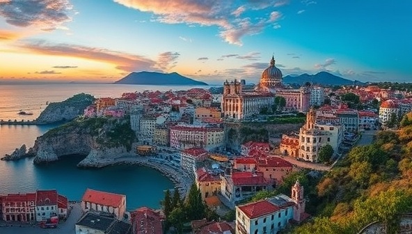 A stunning travel photograph capturing a picturesque destination with vibrant colors, striking compositions, and a sense of wanderlust and adventure, showcasing the artistic quality and storytelling potential of travel photography services.