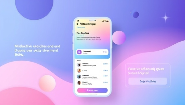 An emotionally supportive visual representation of the MindBoost app interface, featuring calming colors, soothing visuals, and interactive self-care exercises like guided breathing exercises, mood trackers, and positive affirmation prompts, creating a nurturing and empathetic space for mental well-being.