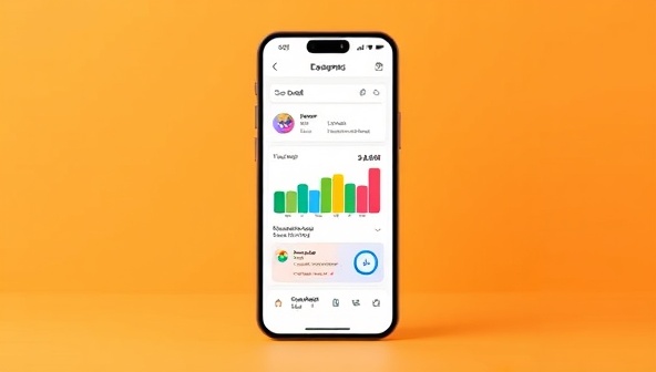 An engaging and user-friendly mobile app interface showcasing the AI-powered expense tracking feature with colorful graphs and charts illustrating spending patterns and budget insights, appealing to tech-savvy users.