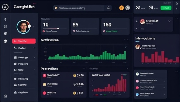 An AI-powered dashboard displaying personalized responsible gambling insights, notifications, and intervention suggestions for a user, highlighting the proactive and supportive nature of AI Guardian Bet in promoting responsible gambling habits.