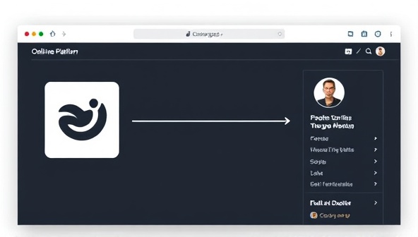 An online platform interface displaying a seamless connection between a brand logo and an influencer profile, symbolizing a successful partnership and collaboration in influencer marketing.