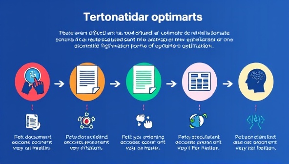 An innovative infographic illustrating the automated tax refund process of RefundRadar, from document scanning to refund calculation, with vibrant visuals and AI-powered icons, showcasing efficiency and accuracy in tax optimization.