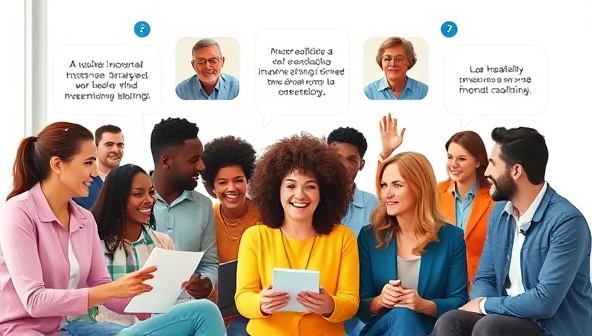 An engaging visual of a diverse group of individuals interacting on the MicroWealth Connect platform, discussing investment strategies, sharing insights, and celebrating financial milestones, highlighting a sense of community and collaboration in wealth building.