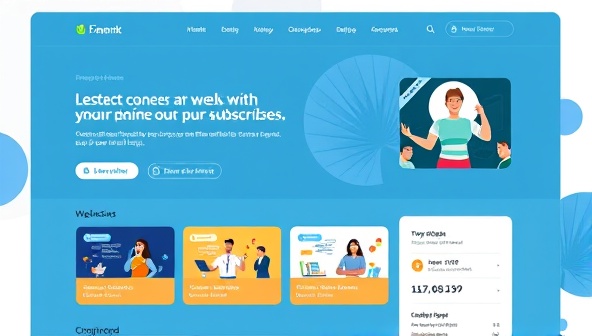 An engaging e-learning platform interface featuring interactive financial courses, expert-led webinars, and progress tracking tools, creating a dynamic and educational environment for subscribers to enhance their financial knowledge and skills.