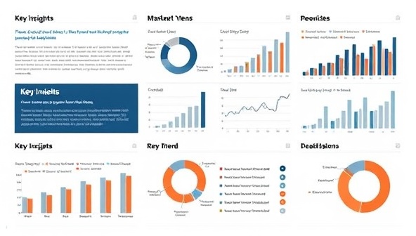 An elegant and sophisticated financial report template showcasing key insights and market trends with visually appealing graphs and charts, demonstrating the value of data-driven decision-making for businesses.