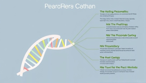 An infographic illustrating a DNA double helix with personalized wellness recommendations branching out from the genetic code, symbolizing the connection between genetics and individualized health insights provided by GeneFit Wellness's genetic analysis service.