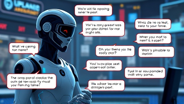 An artistic representation of a futuristic AI companion interacting with a gamer in a virtual game world, displaying dynamic dialogues, helpful suggestions, and personalized assistance, showcasing the potential of AI technology in gaming companionship.