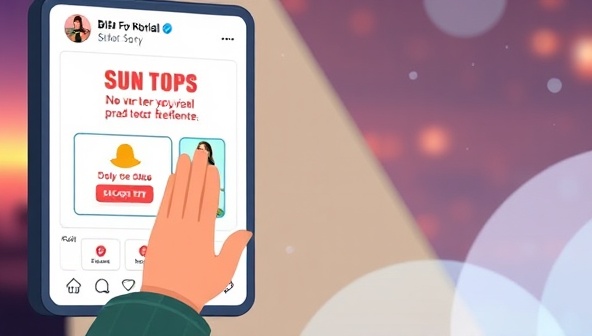 An animated social media story ad featuring a user tapping on interactive elements, such as swiping to reveal product details or participating in a poll, illustrating the engaging and interactive nature of the ad format.