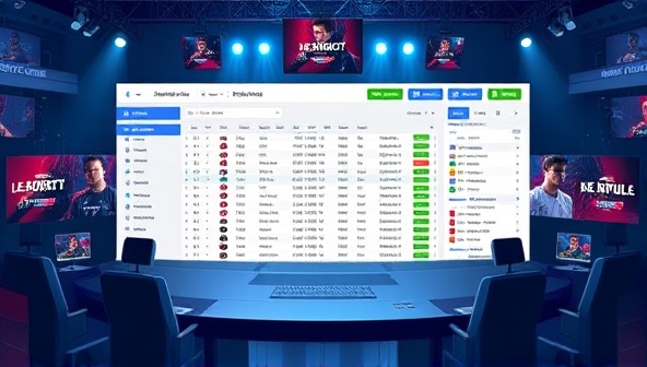 An esports-themed platform interface featuring dynamic betting exchange options, live match streams, and interactive trading tools, capturing the fast-paced and competitive nature of esports betting within the eBetXchange Arena.