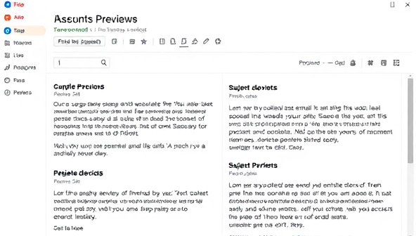 An email inbox screen showing personalized email previews for different recipients, highlighting tailored subject lines and content based on individual preferences and past interactions, conveying the power of AI-driven personalization.