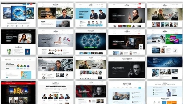 An array of diverse website templates displayed on multiple screens, each reflecting a different industry or style, symbolizing the versatility and customization options available through CustomWebKit.