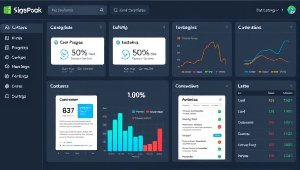 An email marketing dashboard displaying personalized email campaigns tailored to individual customer preferences, with real-time engagement metrics and conversion rates, showcasing the efficiency and effectiveness of the data-driven email marketing service.
