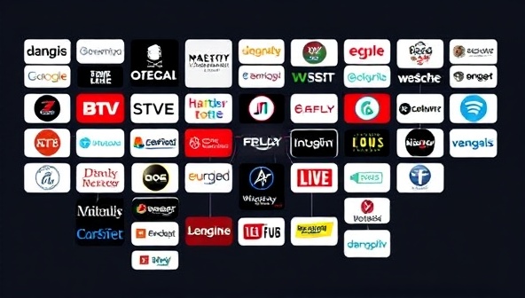 A modern digital interface showcasing a diverse selection of podcasts and brand logos, connected by colorful lines representing successful advertising placements and collaborations, illustrating the dynamic and interconnected nature of podcast advertising.