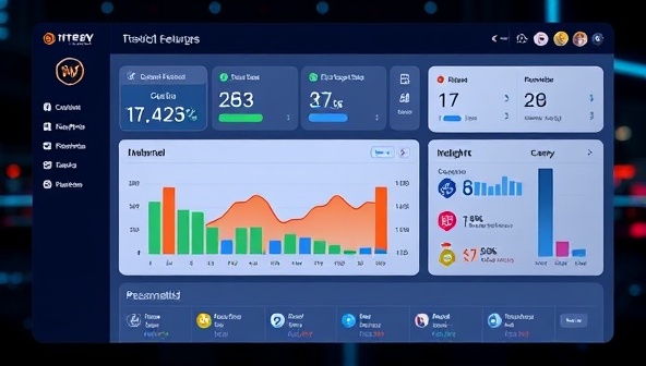 An interactive dashboard display showing real-time vehicle performance data and personalized insights, illustrating the cutting-edge features of the AI-powered vehicle management platform.