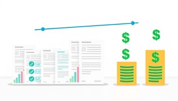 An animated graphic showing utility bills shrinking in size and transforming into money-saving icons, symbolizing the effective negotiation and cost-reduction services provided by BillSave Pros.
