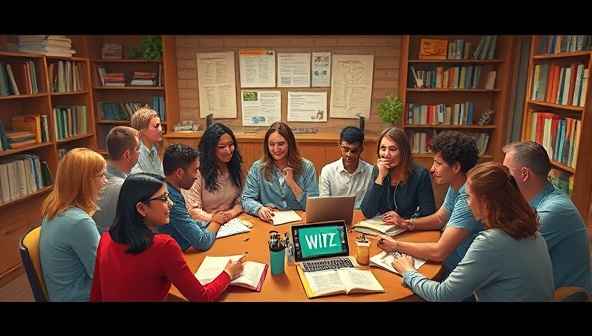 An artistic depiction of a vibrant online community forum where writers from diverse backgrounds engage in lively discussions, share their works, and celebrate creative achievements, fostering a sense of camaraderie and inspiration among participants.