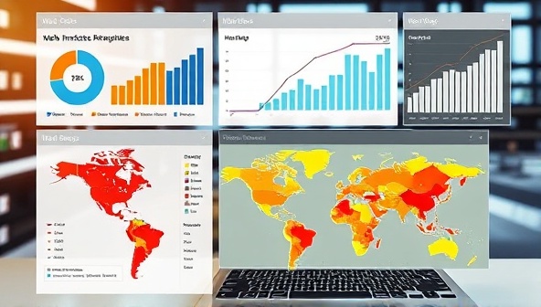 An informative visualization of data charts, graphs, and website heatmaps overlaid on a modern website interface, illustrating the comprehensive data insights and optimization strategies provided by OptiWeb Insights for enhanced web performance and user engagement.