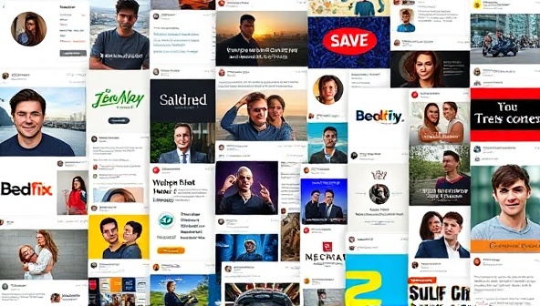 An artistic depiction of a social media feed with diverse and engaging posts representing different brands, all unified by the ContentCraze subscription service logo in the corner, showcasing the variety and quality of content offered.