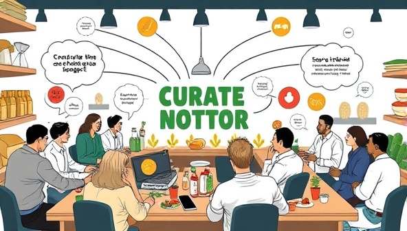 A virtual incubator hub with a diverse group of entrepreneurs, mentors, and industry experts engaging in discussions, brainstorming ideas, and collaborating on innovative food projects, symbolizing creativity, support, and growth in the culinary startup ecosystem.