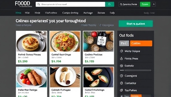 An online auction interface showcasing a variety of culinary experiences, gourmet products, and dining packages available for bidding, with a visual countdown timer and charity logos to emphasize the charitable aspect of the platform and the spirit of giving back through food.