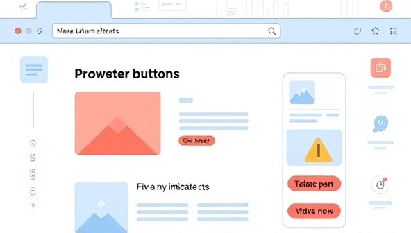 An illustrative representation of a website interface with subtle microinteractions like animated buttons, hover effects, and interactive elements that respond to user actions, creating a visually dynamic and engaging browsing experience crafted by MicroWeb Dynamics.