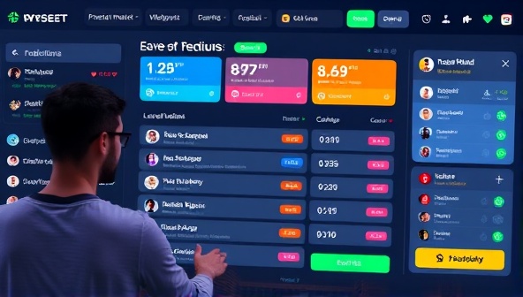 An engaging digital interface showing a user making predictions on various events and topics, with colorful graphics, leaderboards, and reward indicators, illustrating the gamified and competitive nature of the prediction market platform.