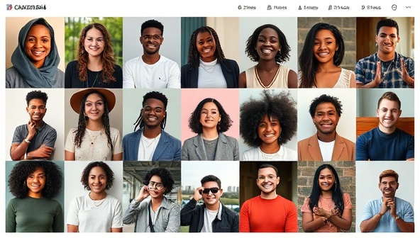 An engaging social media feed showcasing diverse influencers collaborating with various brands, highlighting authenticity and community connection.