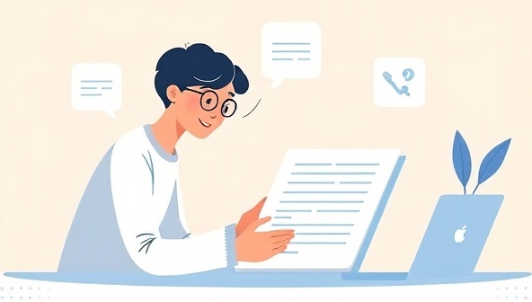 An illustration of a virtual writing assistant collaborating with a writer on a shared document, highlighting the seamless communication and support provided by the platform, creating a productive and efficient writing environment.