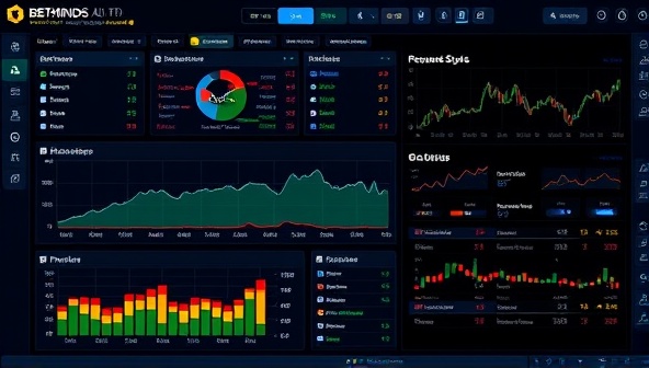 An AI interface displaying real-time sports data and betting insights, with graphs and charts illustrating predictions and recommendations for upcoming games, showcasing the power of BetMinds AI in sports betting.