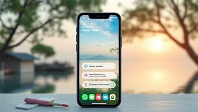 A serene digital oasis featuring tranquil nature scenes, mindfulness exercises, and mental wellness tools on a virtual app interface, with calming colors and relaxation elements displayed on a smartphone screen, offering users a peaceful and supportive space for mental well-being in a digital realm.