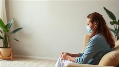 An empathetic virtual counseling session where a therapist engages with a client in a supportive and calming digital environment, showcasing mental wellness resources, relaxation techniques, and therapeutic tools, promoting emotional healing and well-being through virtual support.
