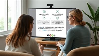 A virtual therapy session where a therapist and client engage in a supportive and confidential video call, focusing on mental health discussions, coping strategies, and emotional well-being exercises, illustrating the compassionate and professional approach of MindShift Virtual in providing mental health support.